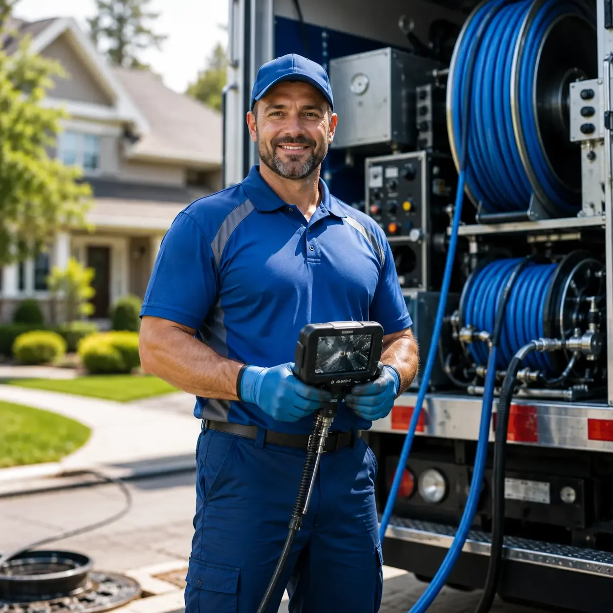 Local outdoor drain cleaning specialists in Tyrone, GA